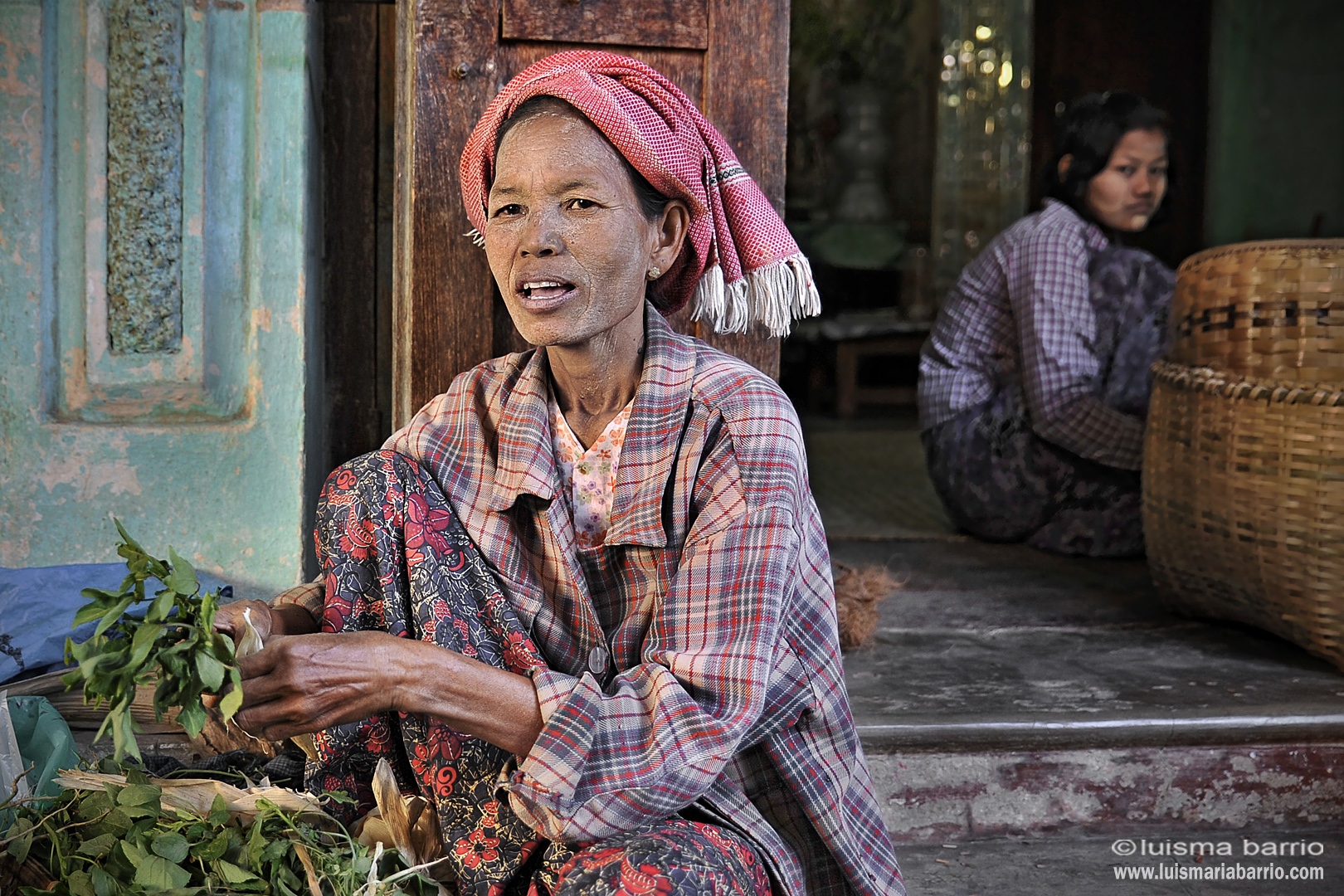 mujer mercado myanmar birmania 